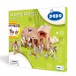 Набор конюшня с фигурками PAPO PONY CLUB