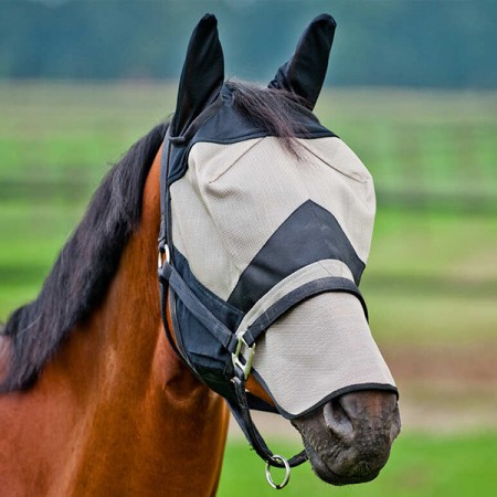 Маска от насекомых с длинным носом Horze LONG NOSE