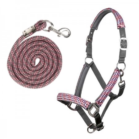 Недоуздок с чумбуром HKM Della Sera