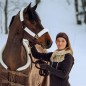 Недоуздок с иск. мехом Horze LINCOLN