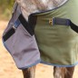Попона флисовая с запахом на груди и воротничком Horse One Soft Line