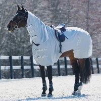 Попона от насекомых под седло с капором Horze ORLEANS QUARTER