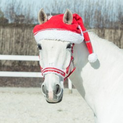 Шапка для лошади рождественская Horze