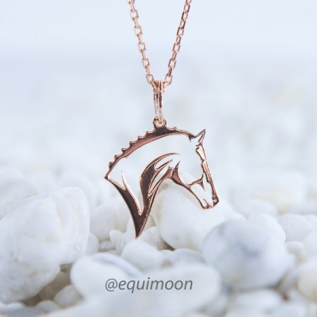 Кулон (без цепи) Лошадка прорезная позолота EQUIMOON