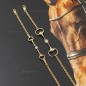 Браслет Трензель-империал 6 с фианитом позолота EQUIMOON