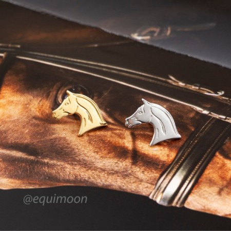 Пин Голова лошади серебро EQUIMOON