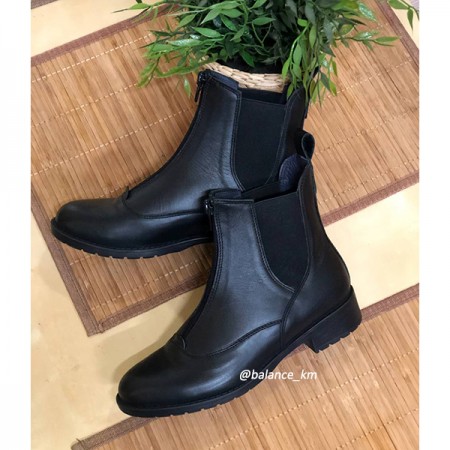Ботинки детские кожаные с молнией спереди Skip & Richi Boots