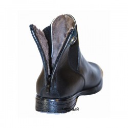 Ботинки с мехом кожаные с молнией сзади Skip & Richi Boots