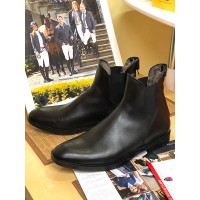 Ботинки мужские с мехом кожаные с молнией сзади Skip & Richi Boots