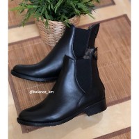 Ботинки детские кожаные с мехом и молнией сзади Skip & Richi Boots