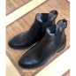 Ботинки детские кожаные с мехом и молнией сзади Skip & Richi Boots