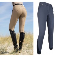 Бриджи с силиконовой леей HKM Venezia EVA Flap