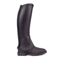 Краги из натуральной тисненой кожи Rider