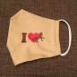 Маска для лица защитная H&D I Love Horses