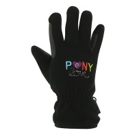Перчатки флисовые детские Ekkia EQUI-KIDS PonyLove