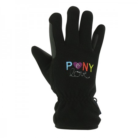 Перчатки флисовые детские Ekkia EQUI-KIDS PonyLove