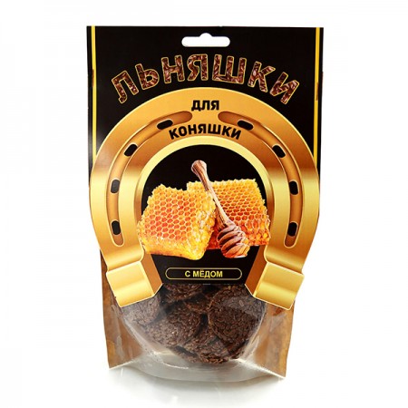 Лакомство льняное "Льняшки для коняшки" Hidalgo, 200 гр