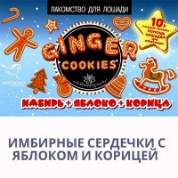 Био-лакомство "Поделись с лошадью" имбирное, 100 гр