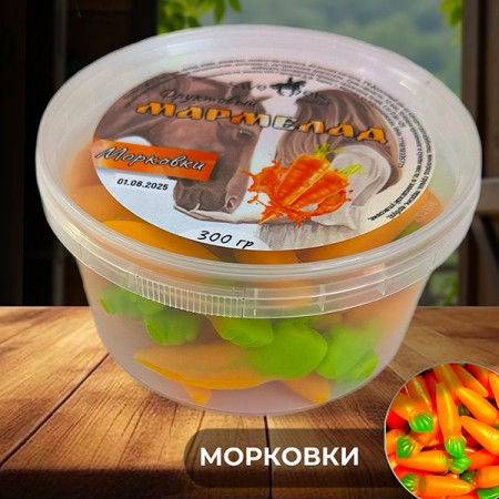 Мармелад в виде фруктов для лошадей SweEK, 300 гр Мармелад в виде фруктов для лошадей SweEK, 300 гр