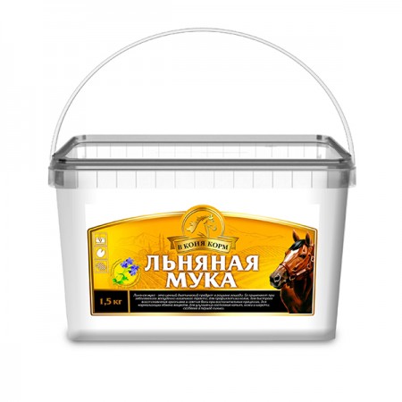 Льняная мука "В коня корм", 1,5 кг