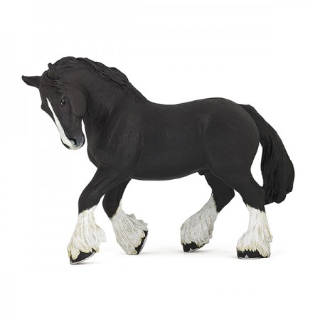Фигурка лошади PAPO BLACK SHIRE
