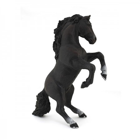 Фигурка лошади PAPO BLACK REARING HORSE