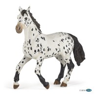 Фигурка лошади PAPO BLACK APPALOOSA HORSE