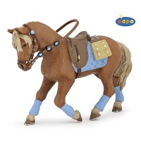 Фигурка лошади в амуниции PAPO YOUNG RIDER’S HORSE (без всадника)